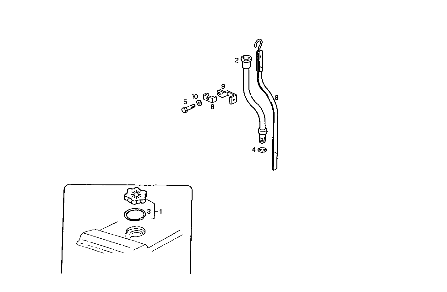 OIL DIPSTICK - 8140SE00.00 8140SE00 parts diagram