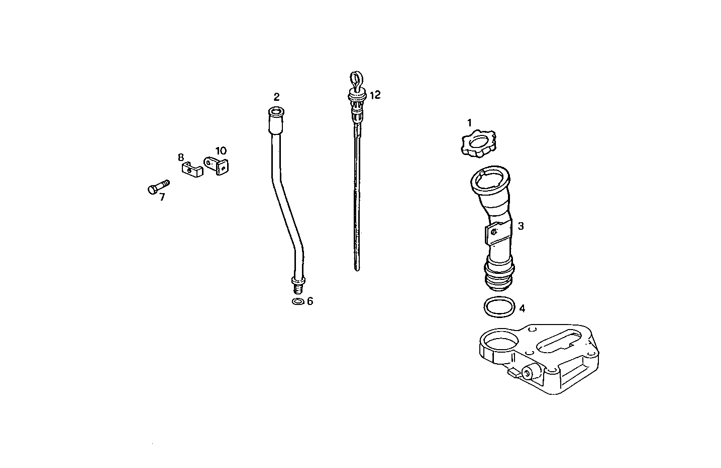 OIL DIPSTICK - 8140SC23.00A005 8140SC23 parts diagram