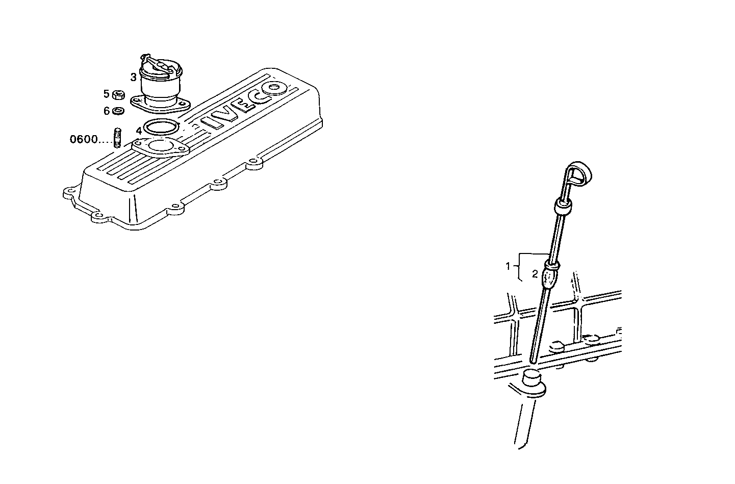 OIL DIPSTICK - 8210SRM36.10 8210SRM36 parts diagram