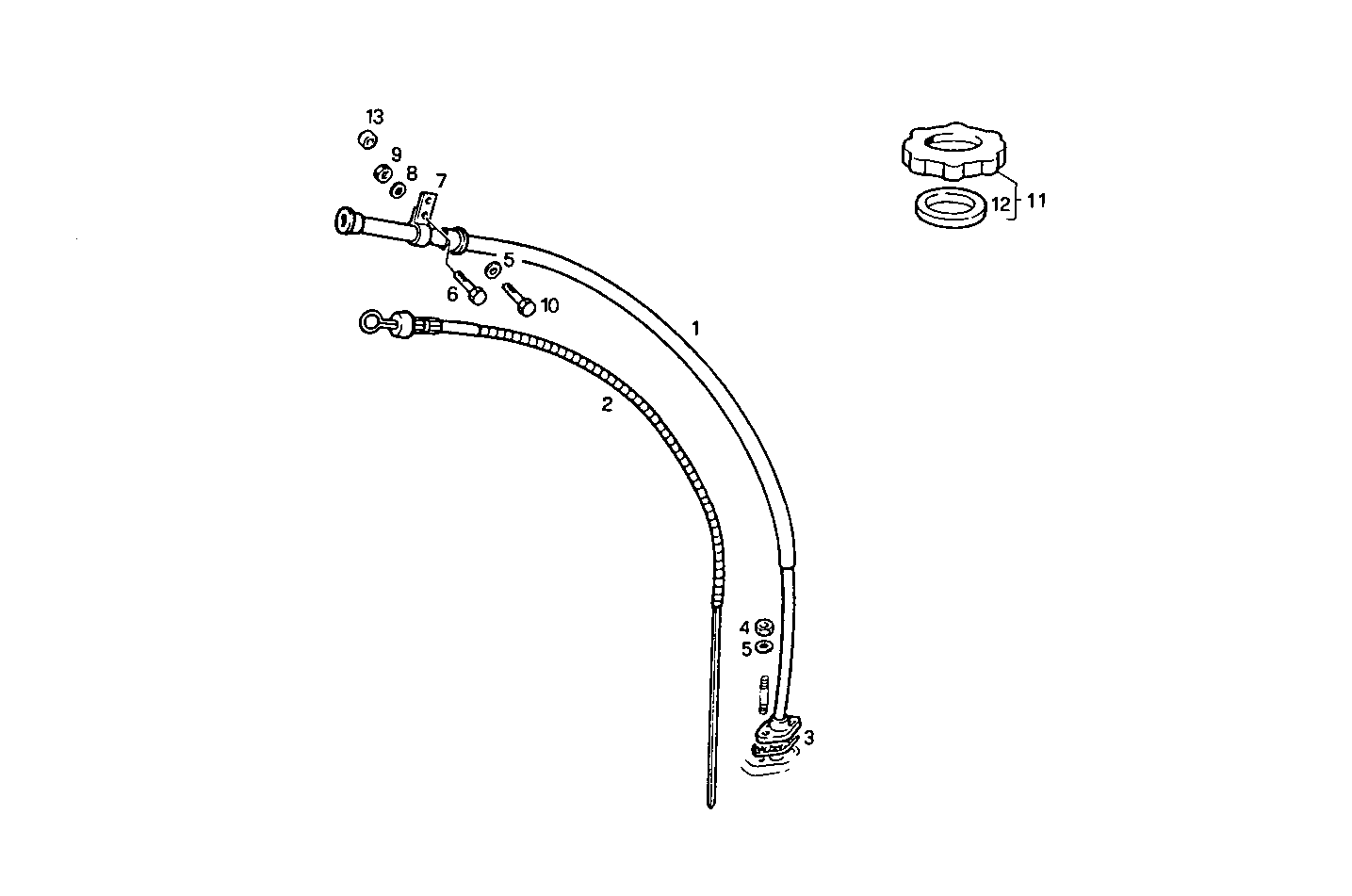 OIL DIPSTICK - 8060SM21.10 8060SM21 parts diagram