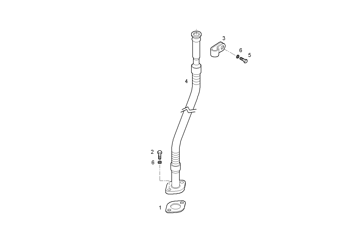 OIL DIPSTICK PIPE - C78ENAM12.00 CURSOR 8 parts diagram