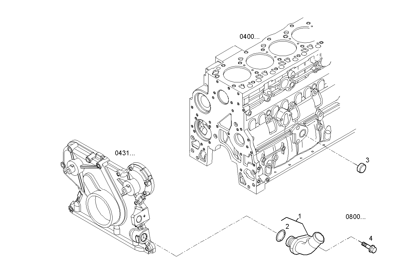OIL DIPSTICK PIPE - C78ENTE20.00 CURSOR 8 - TIER 2 parts diagram