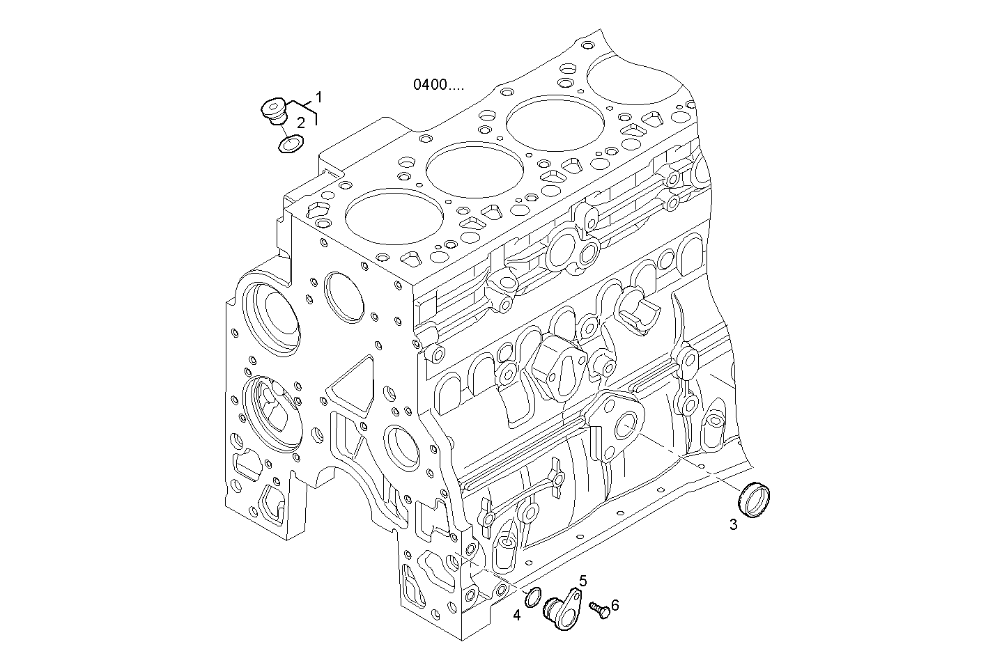 OIL DIPSTICK PIPE - N40ENTD20.00A810 NEF 4 electron. - TIER 2 parts diagram