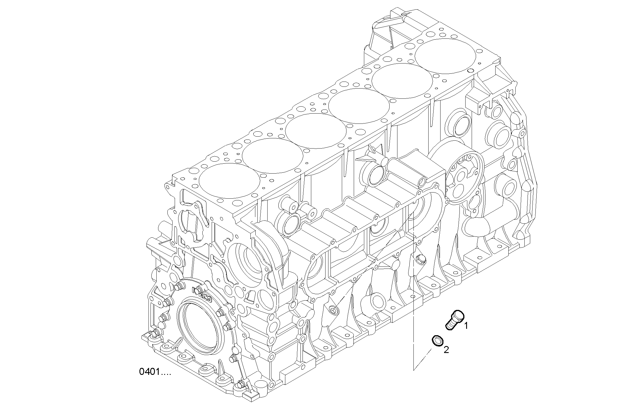 OIL GAUGE - C87ENTX20.00A800 CURSOR 9 - TIER 3 parts diagram