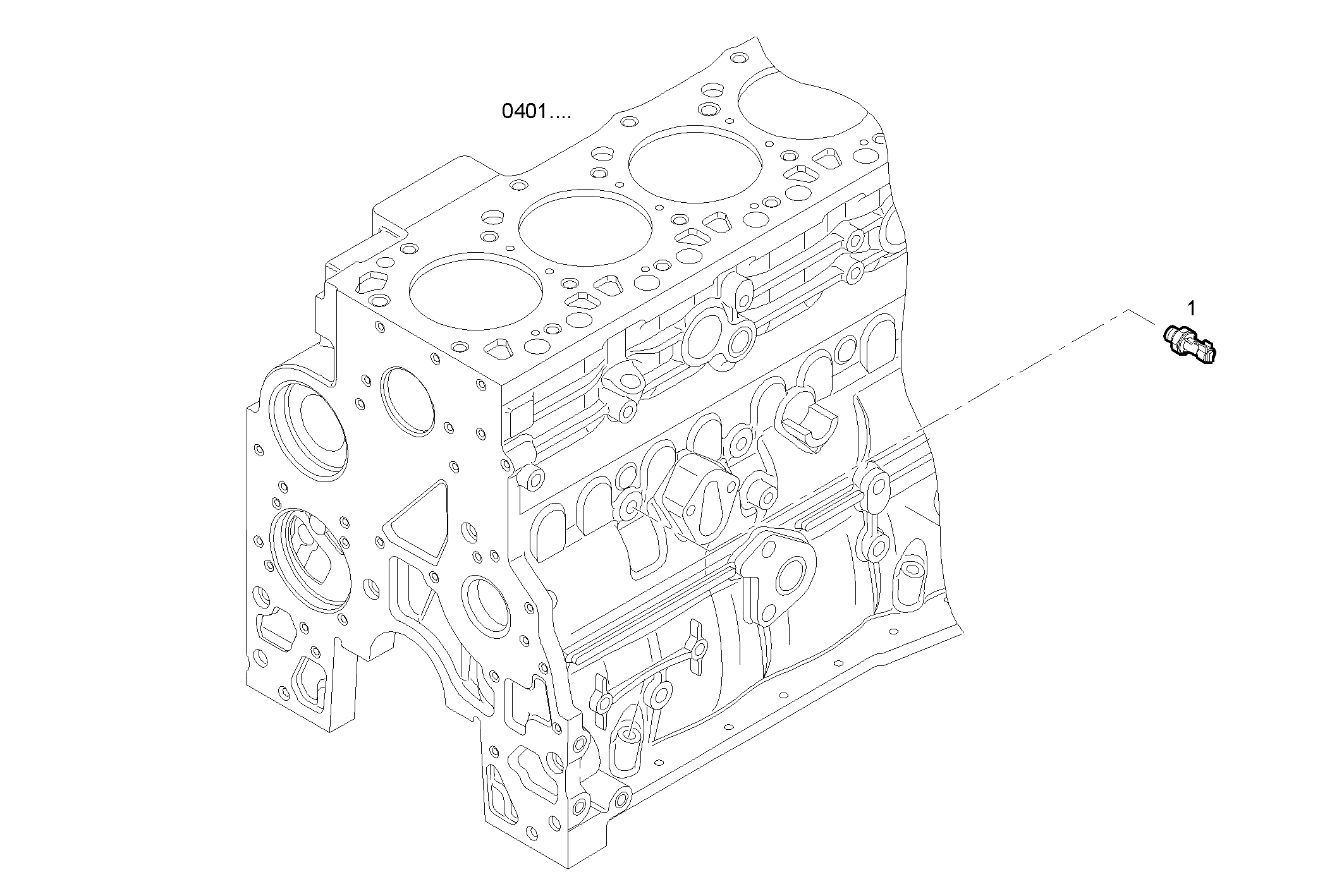 OIL GAUGE - N67MSAE00.00A800 NEF 6 mechanic. - TIER 2 parts diagram
