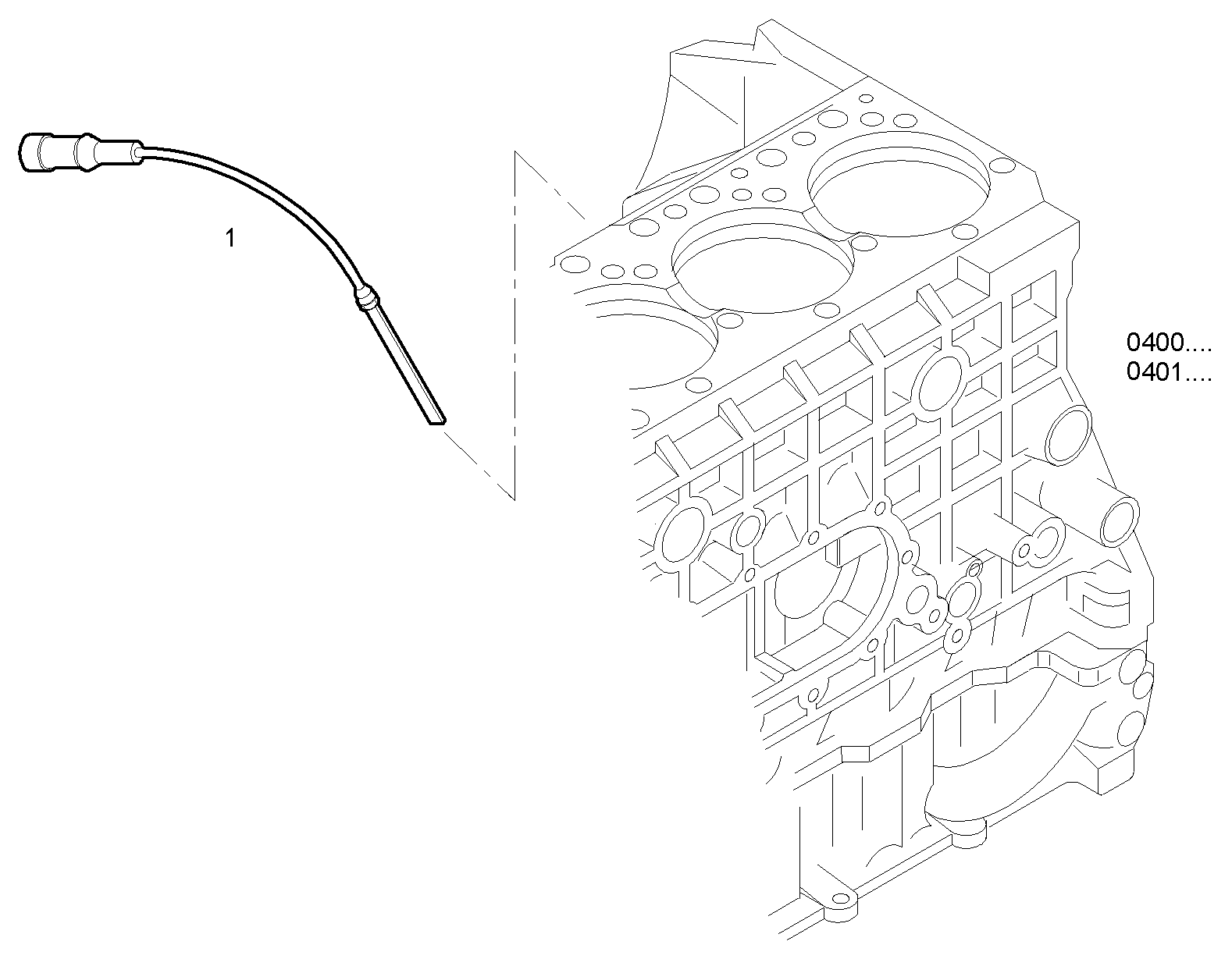 OIL GAUGE - C10ENTC23.00A004 CURSOR 10 - TIER 2 parts diagram