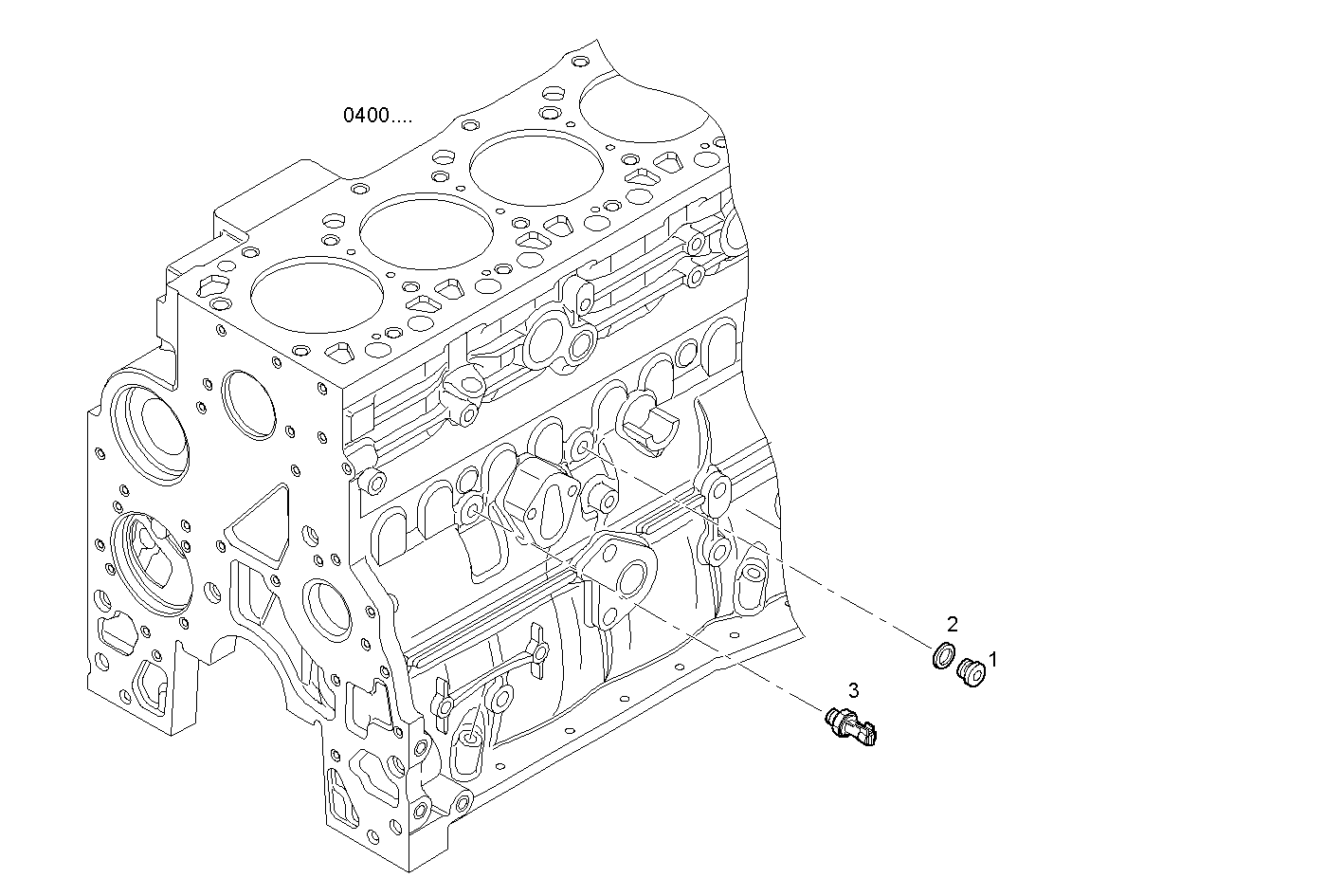 OIL GAUGE - F4GE0687A*B601 NEF 6 mechanic. parts diagram