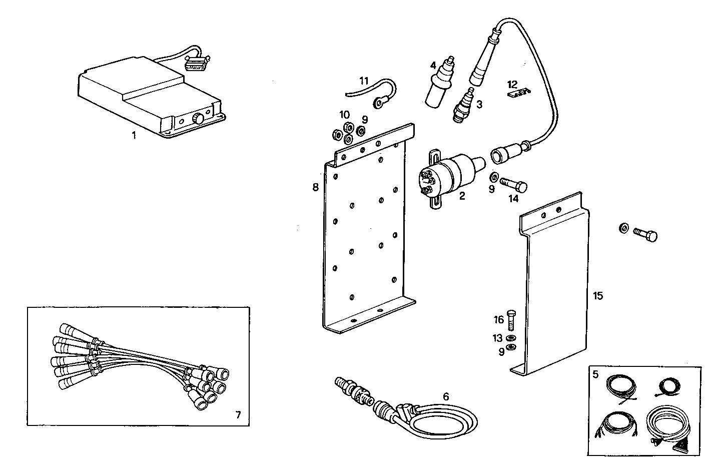 IGNITION CONTROL - SPARK PLUGS parts diagram