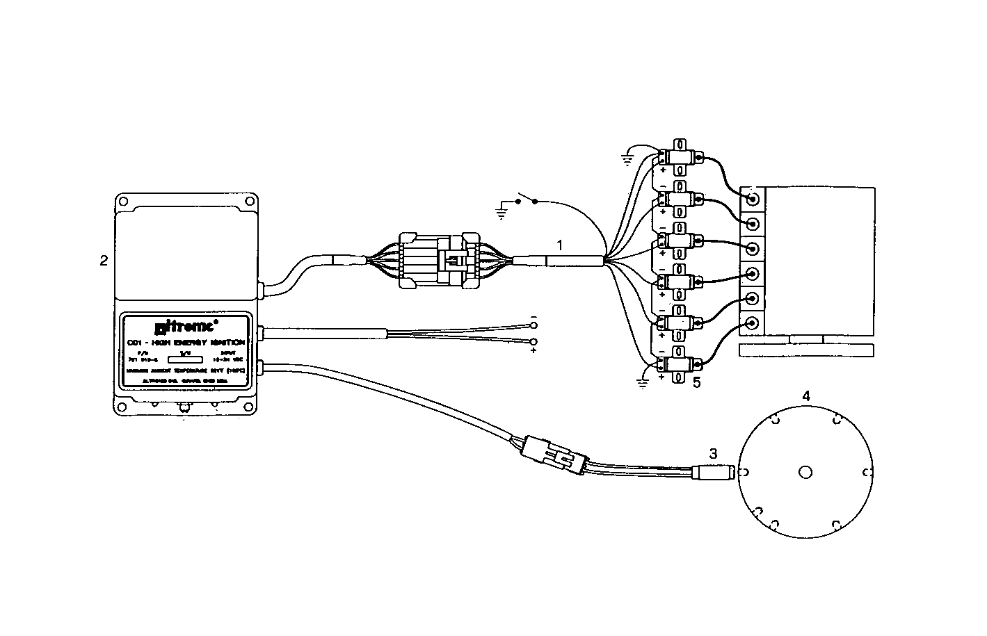 IGNITION CONTROL parts diagram