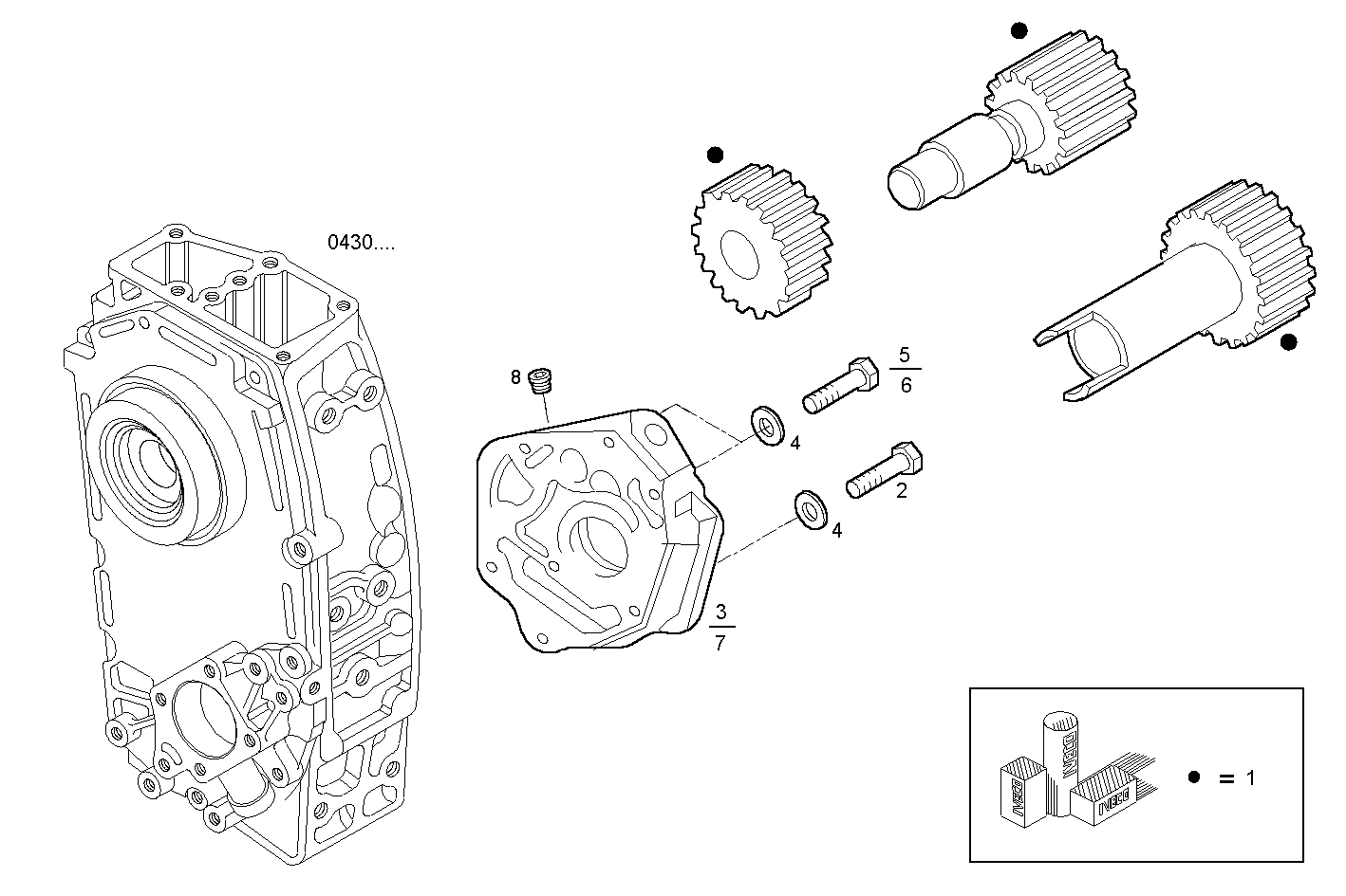 OIL PUMP - 8140SRC30.00 8140SRC30 parts diagram
