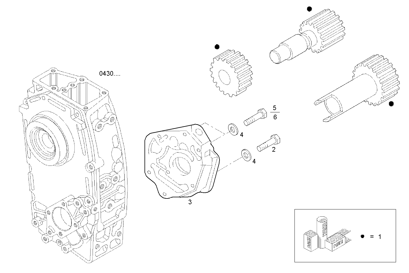 OIL PUMP - 8140SRC31.35L002- 1C 8140SRC31 parts diagram