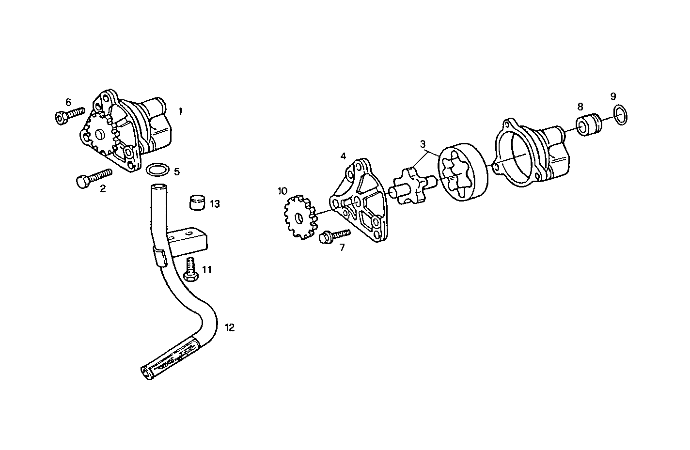 OIL PUMP parts diagram