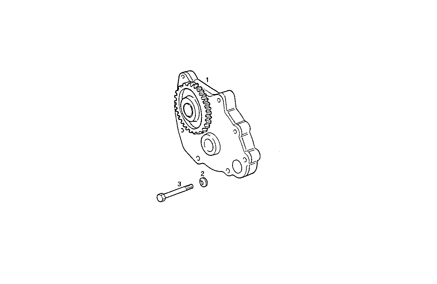 OIL PUMP - 8360SRC46.10A007 8360SRC46 parts diagram