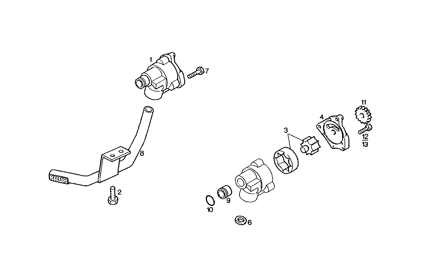 OIL PUMP - 7450SE00.00 7450SE00 parts diagram
