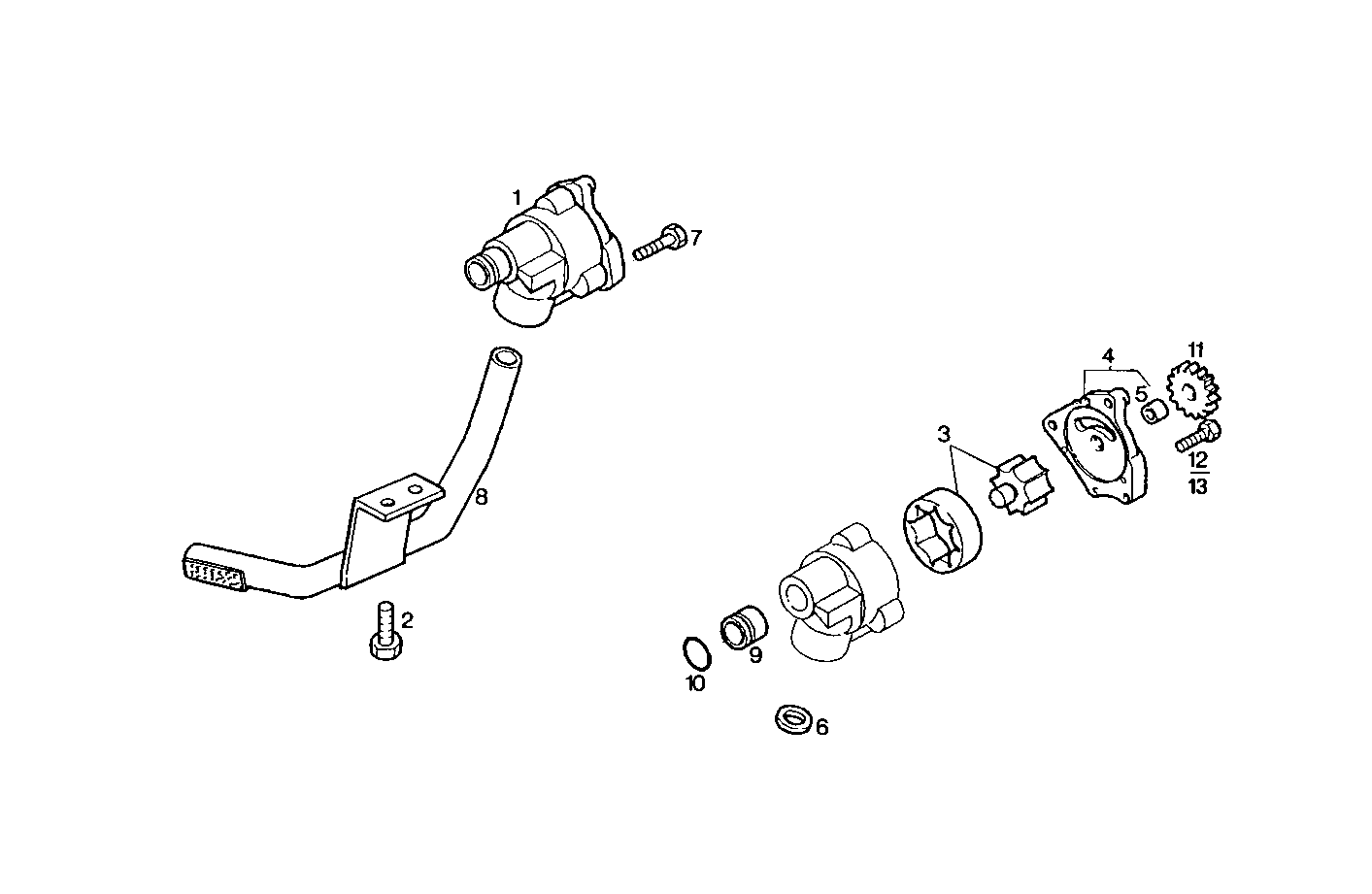 OIL PUMP - 7675SE00.00 7675SE00 parts diagram
