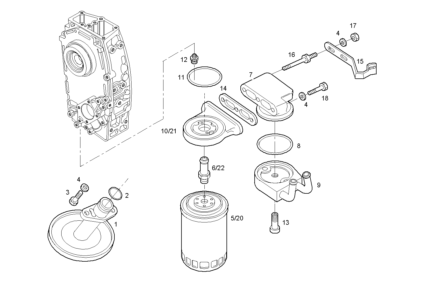 LUBE OIL LINES - 8140.43C.3941 8140.43 parts diagram