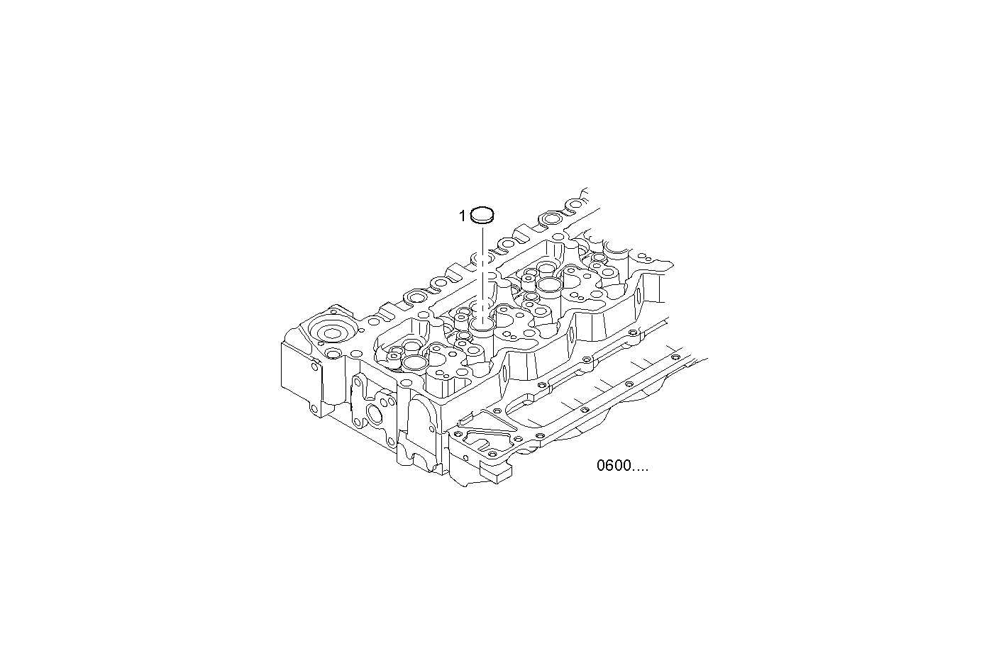 LUBE OIL LINES - N45MNAD00.00A001 NEF 4 mechanic. - TIER 2 parts diagram