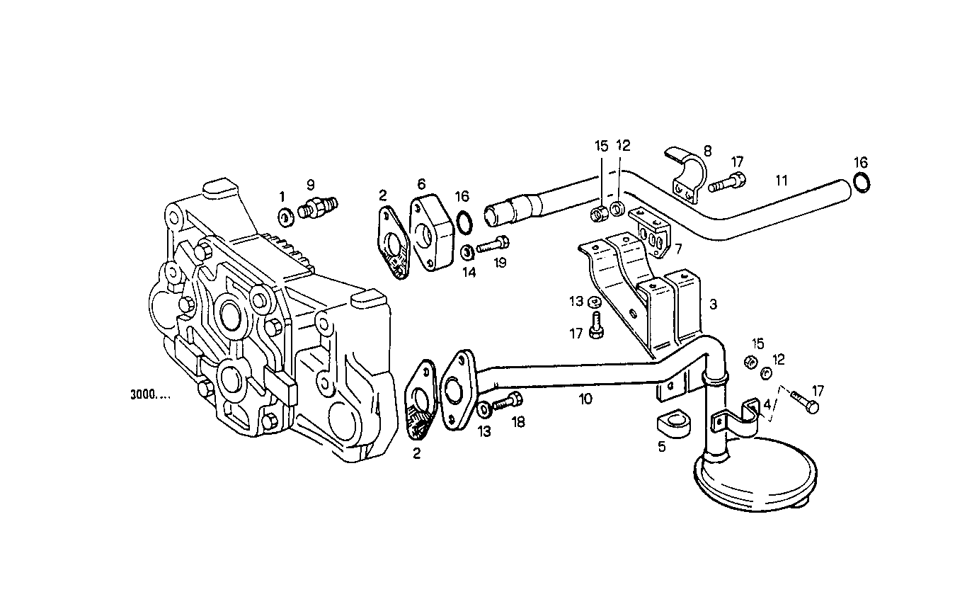 LUBE OIL LINES - 8041C05.05 8041C05 parts diagram