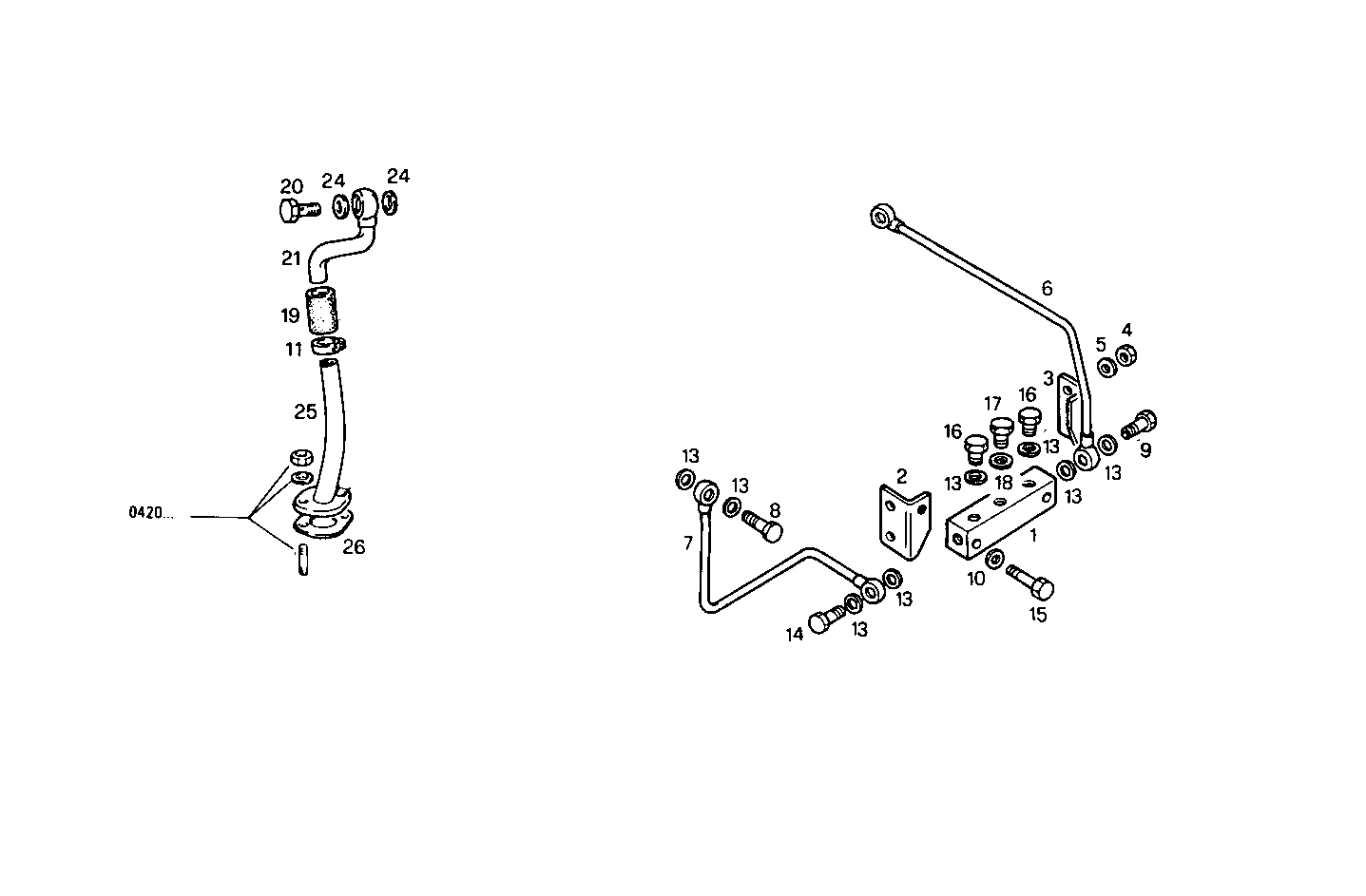 LUBE OIL LINES - 8061SRM24.10 8061SRM24 parts diagram