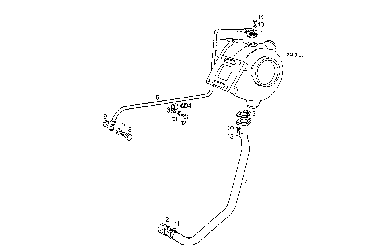 LUBE OIL LINES - 8041SRM15.10 8041SRM15 parts diagram