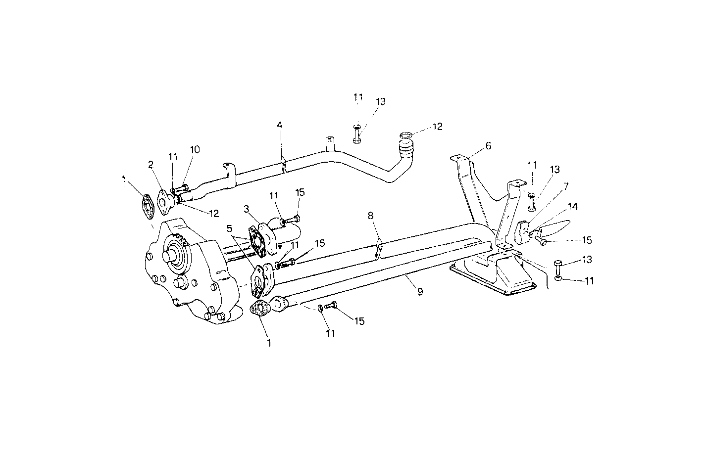LUBE OIL LINES - 8361Si11.05 8361Si11 parts diagram