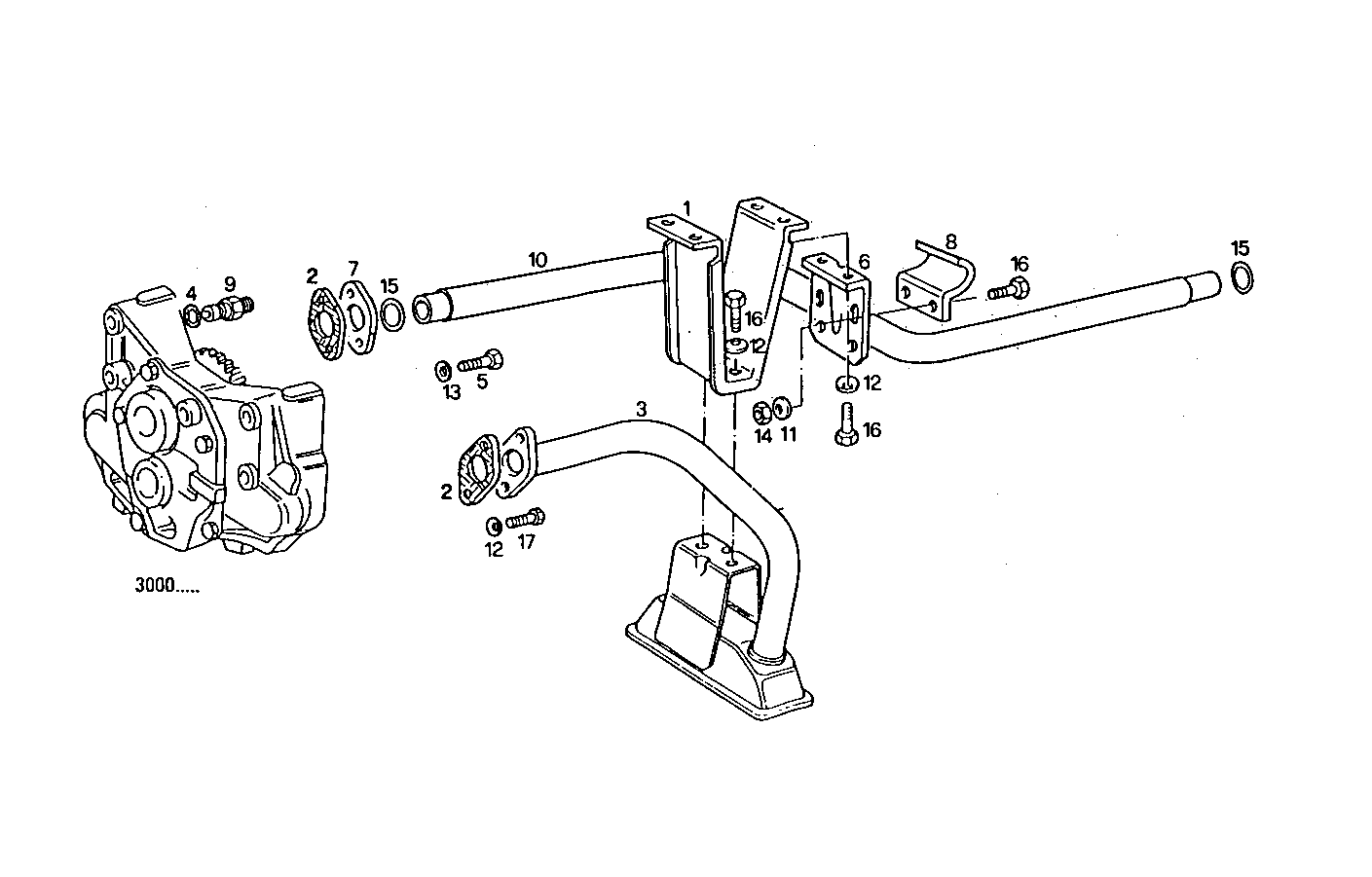 LUBE OIL LINES - 8061M14.02 8061M14 parts diagram