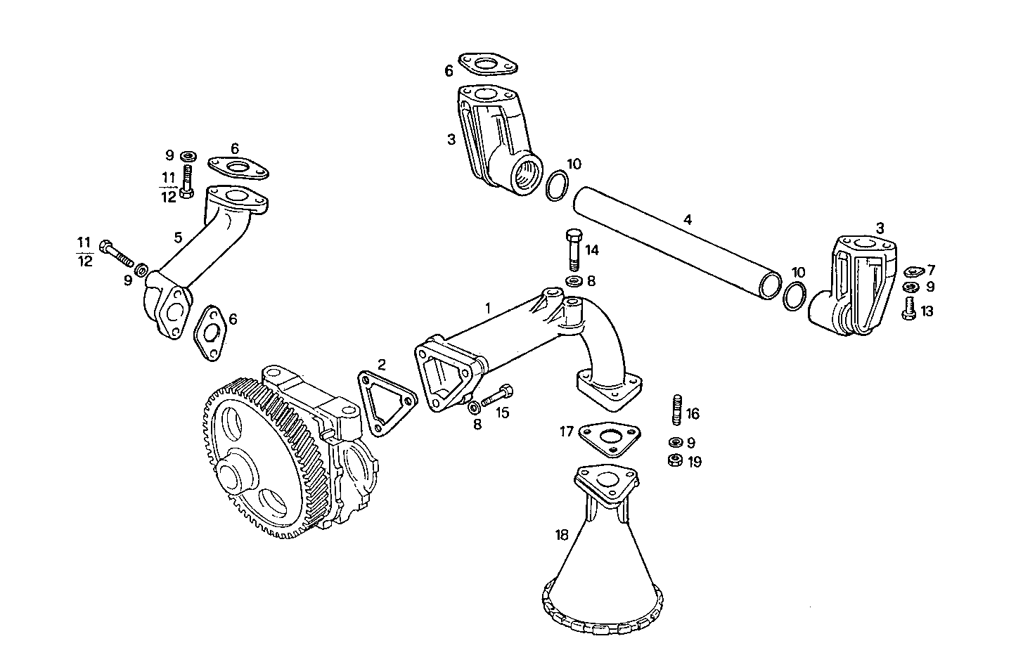 LUBE OIL LINES - 8210SRC21.21 8210SRC21 parts diagram