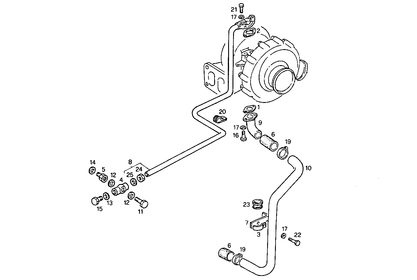 LUBE OIL LINES - 8210SRi26.01 8210SRi26 parts diagram