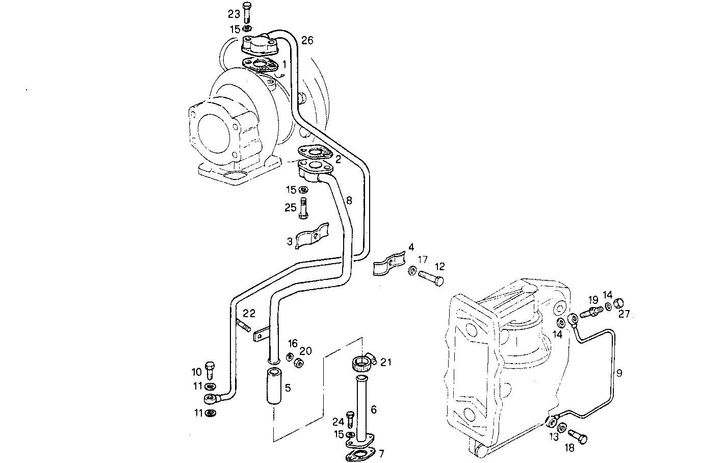 LUBE OIL LINES - 8361SRi10.01 8361SRI10 parts diagram