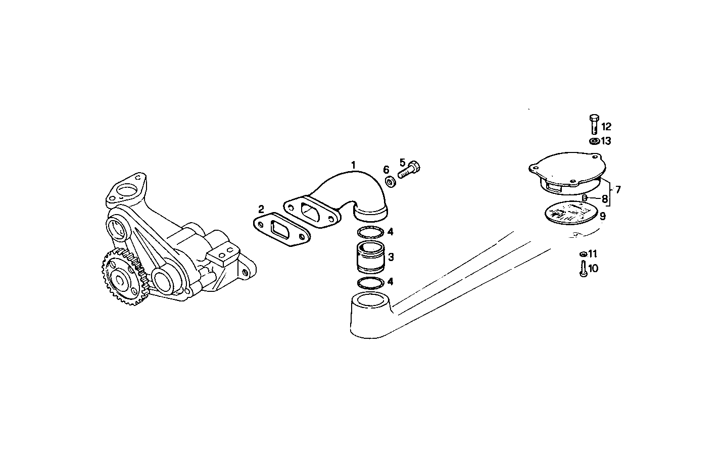 LUBE OIL LINES - 8291SRM85.12 8291SRM85 parts diagram
