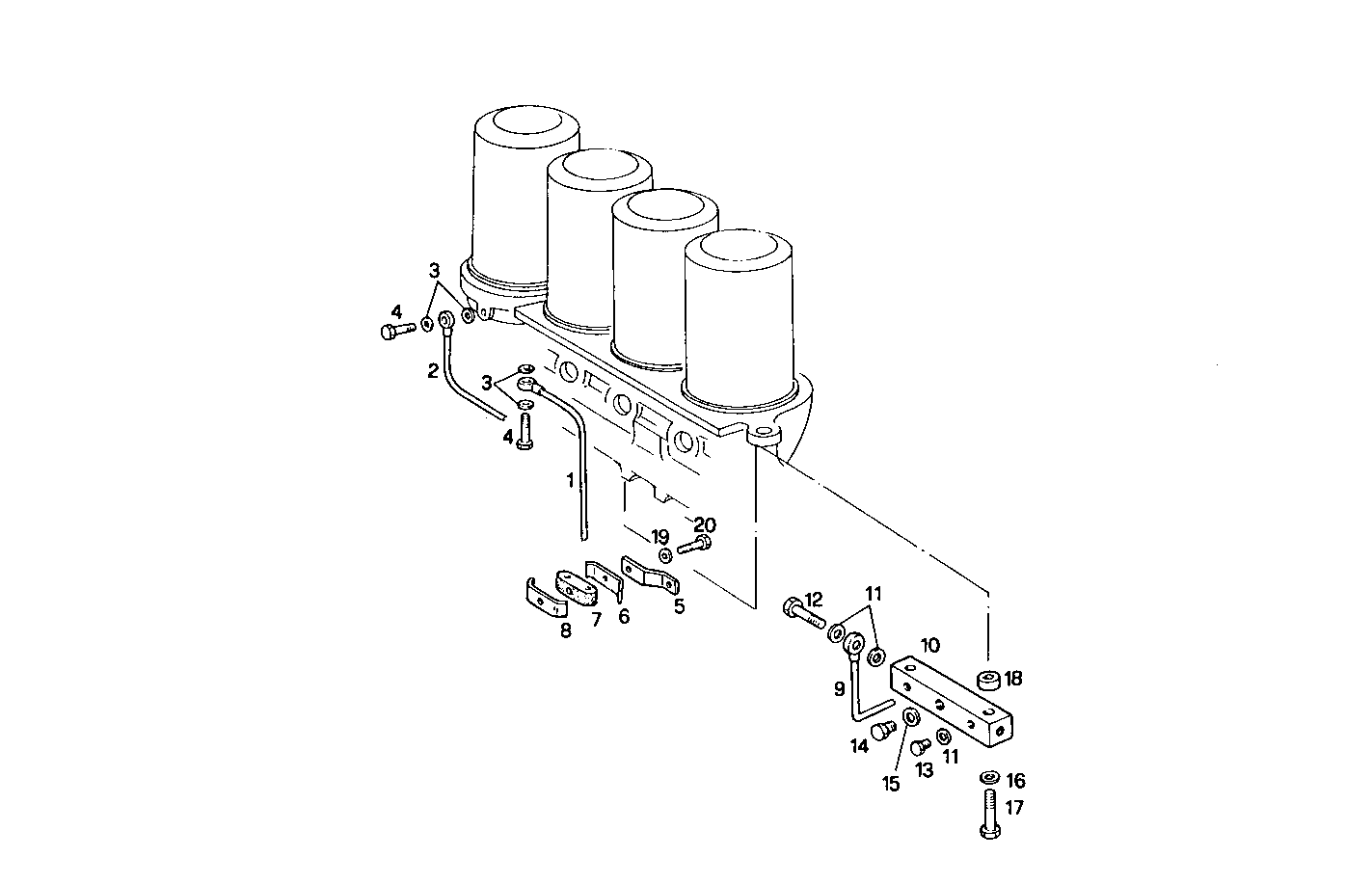 LUBE OIL LINES - 8291SRM75.10 8291SRM75 parts diagram