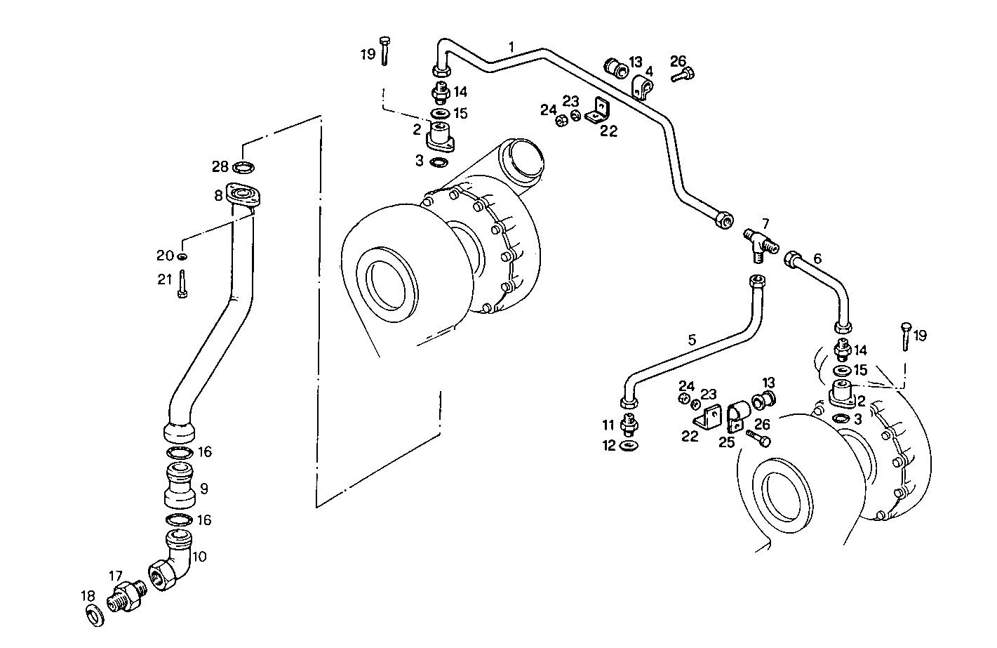 LUBE OIL LINES - 8291SRM75.10 8291SRM75 parts diagram