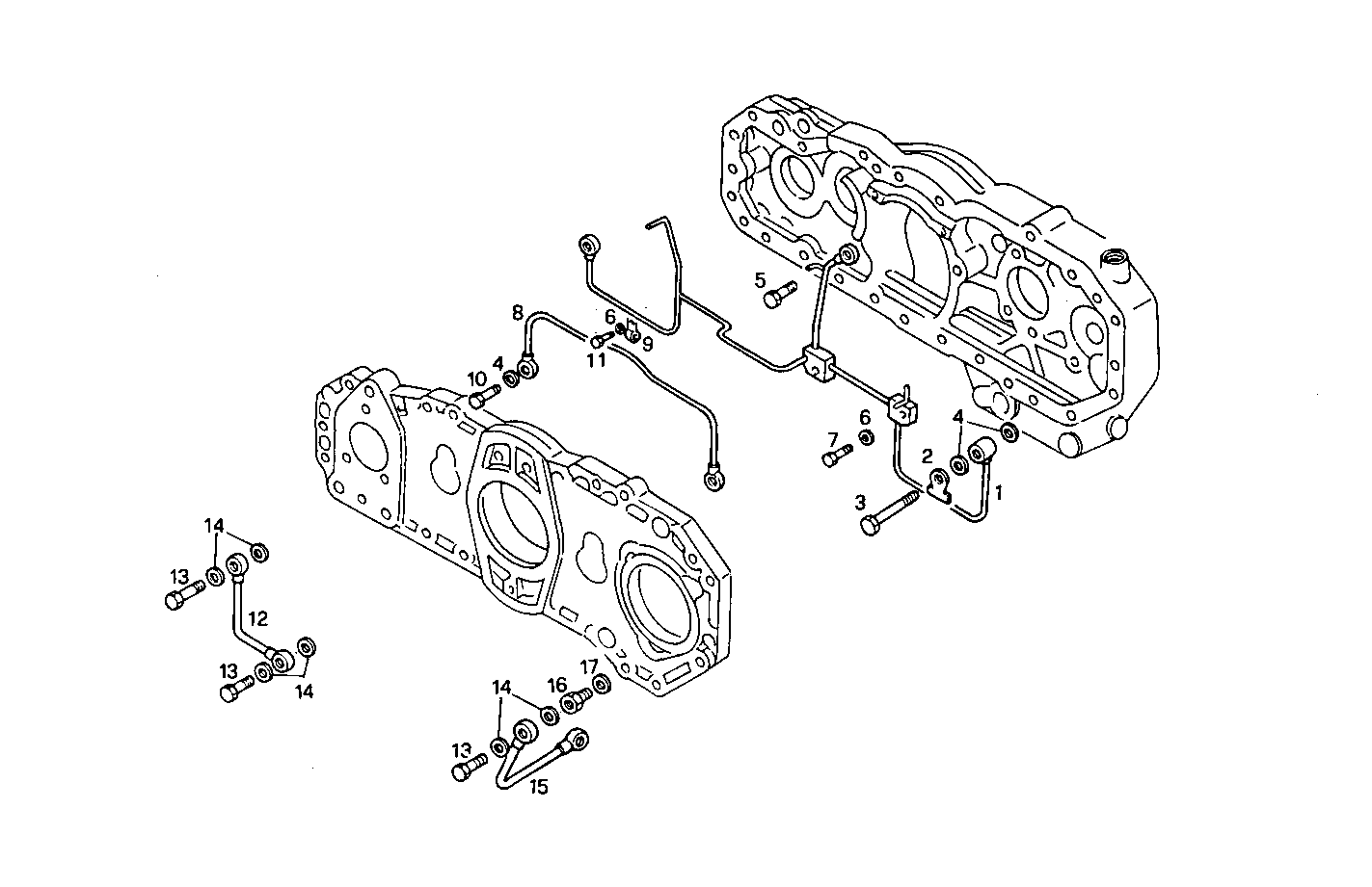 LUBE OIL LINES - 8291SRM75.10 8291SRM75 parts diagram