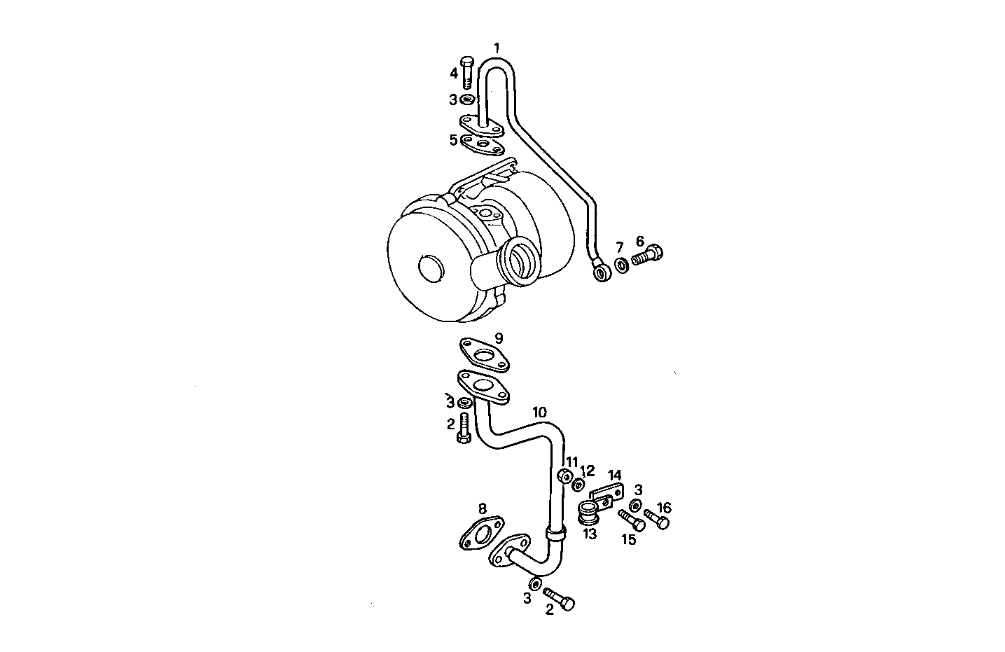 LUBE OIL LINES - 8361SRi12.00 8361SRI12 parts diagram