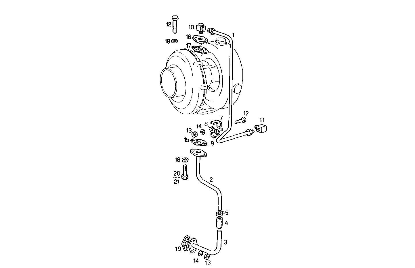 LUBE OIL LINES - 8061SRM33.10 8061SRM33 parts diagram