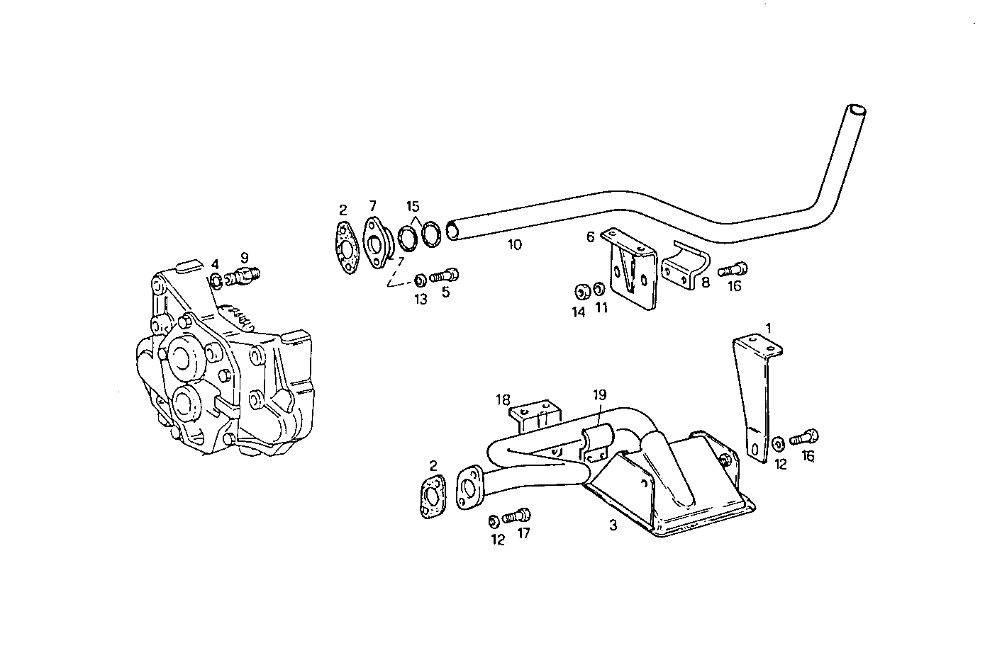 LUBE OIL LINES - 8061C05.01 8061C05 parts diagram