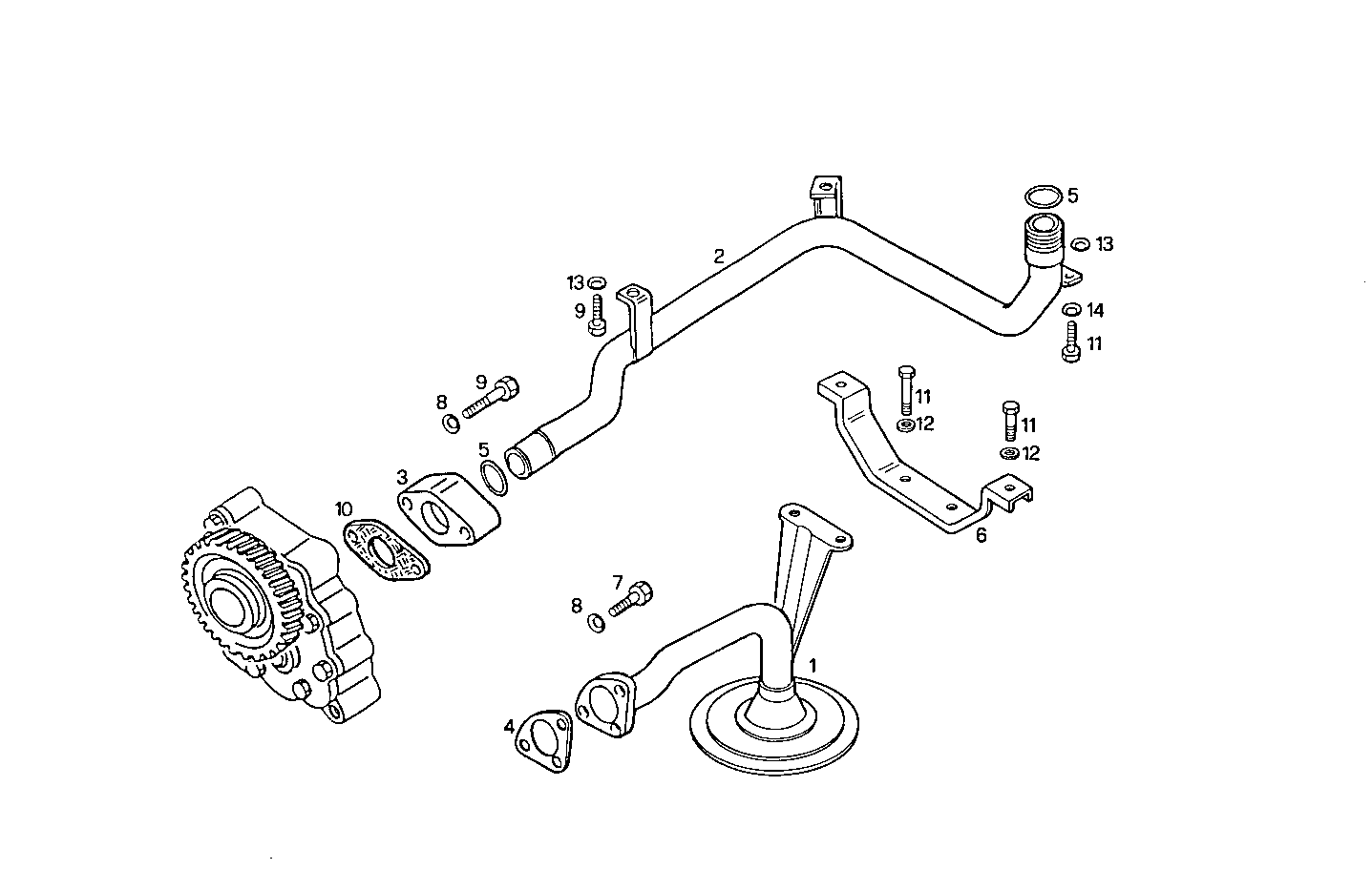 LUBE OIL LINES - 8360SRC21.00 8360SRC21 parts diagram