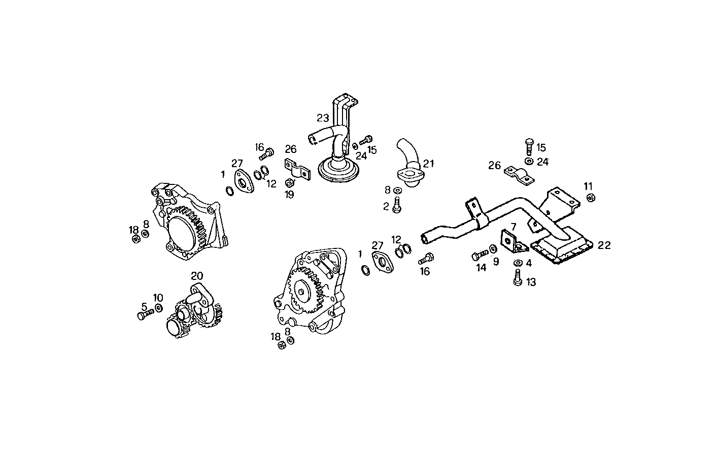 LUBE OIL LINES - 8460SRi10.00A016 8460SRi10 parts diagram