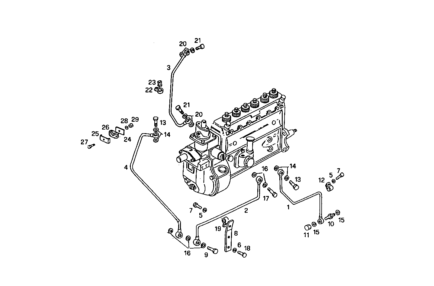 LUBE OIL LINES - 8210SRM45.31 8210SRM45 parts diagram