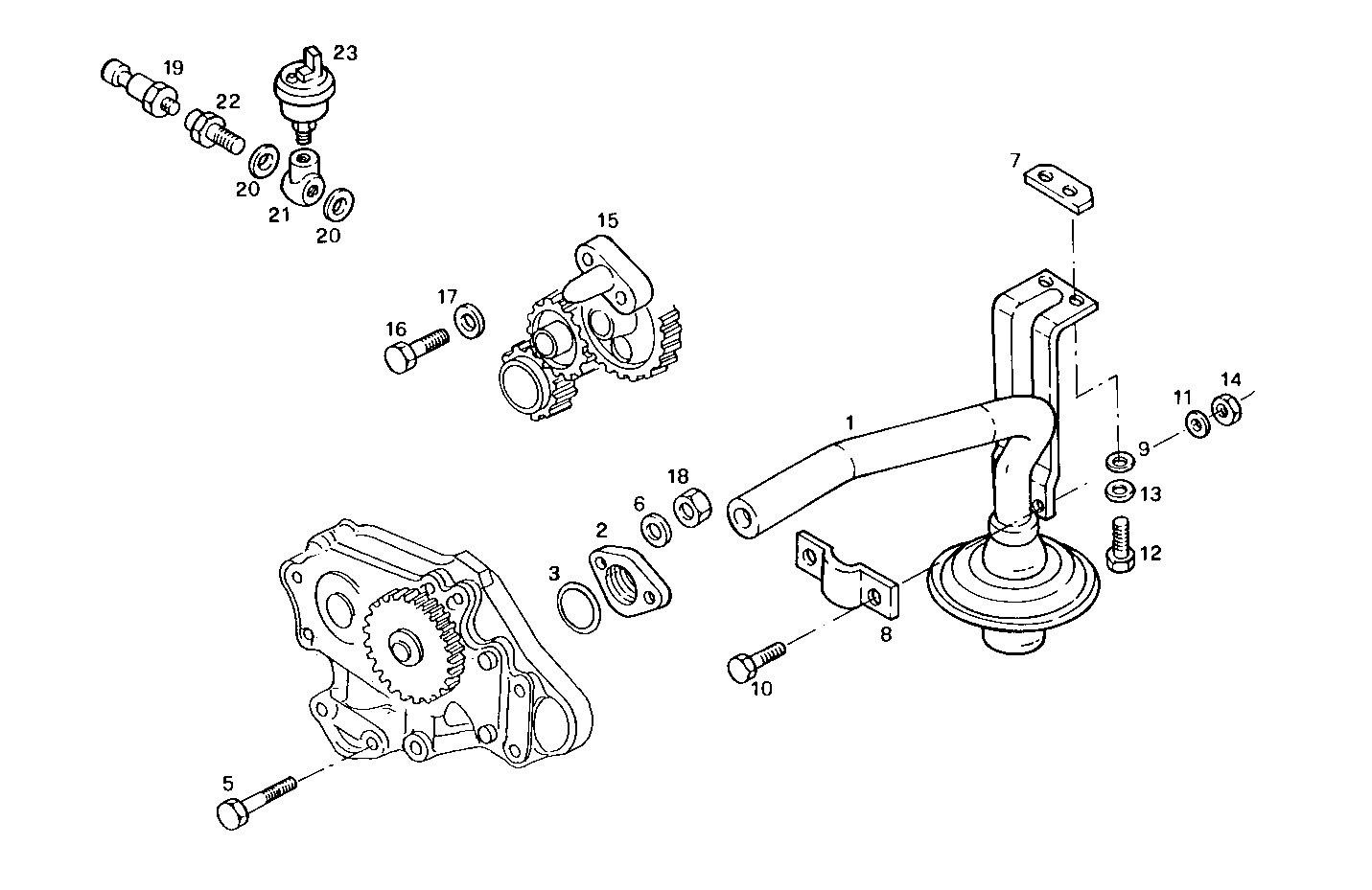 LUBE OIL LINES - 8460SRC21.10 8460SRC21 parts diagram