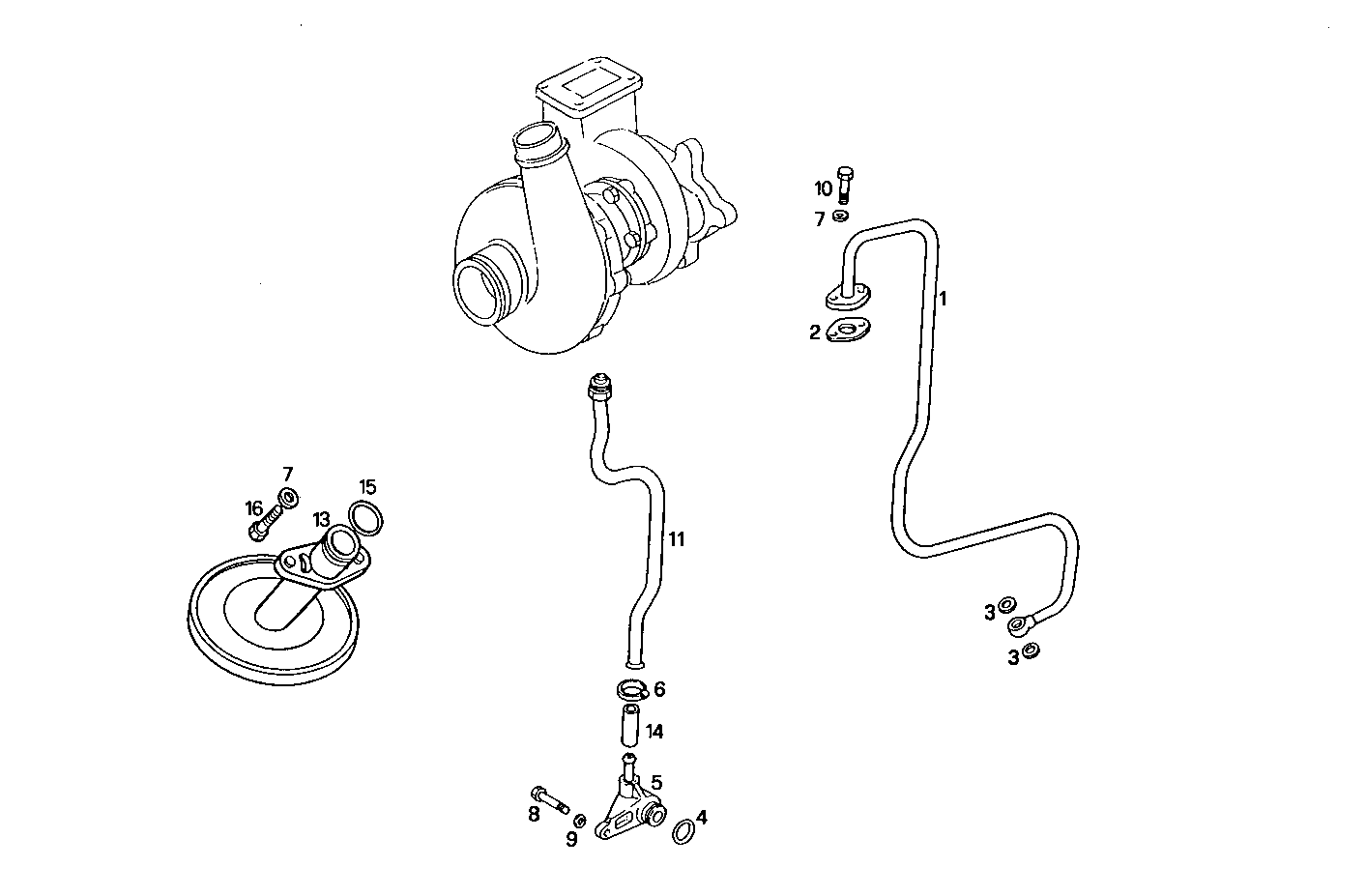 LUBE OIL LINES - 8141SRC20.00 8141SRC20 parts diagram