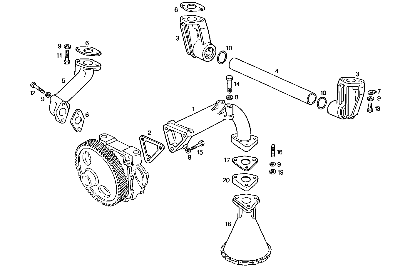 LUBE OIL LINES - 8210SRC22.00 8210SRC22 parts diagram