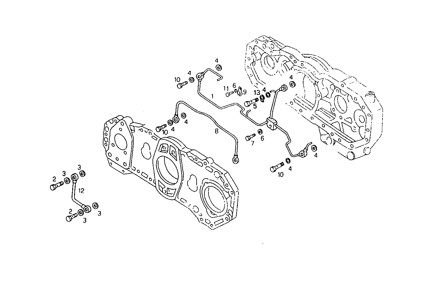 LUBE OIL LINES - 8291SRG85.10 8291SRG85 parts diagram