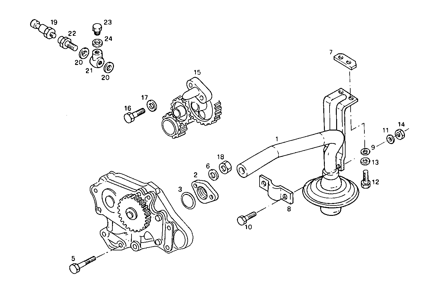 LUBE OIL LINES - 8460SRC20.10 8460SRC20 parts diagram