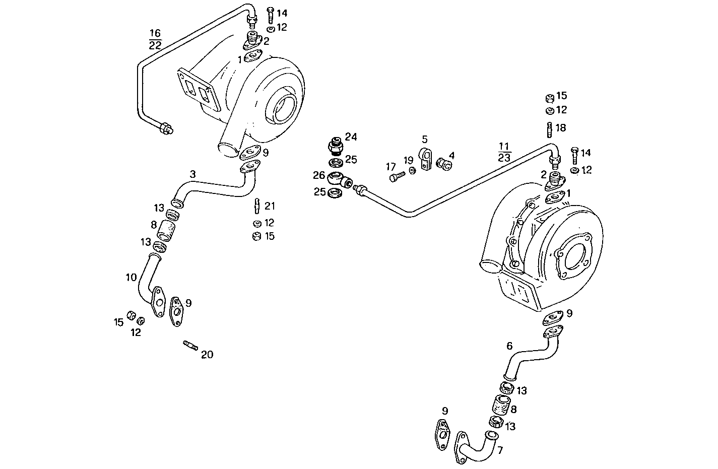 LUBE OIL LINES - 8280SRC21.00 8280SRC21 parts diagram