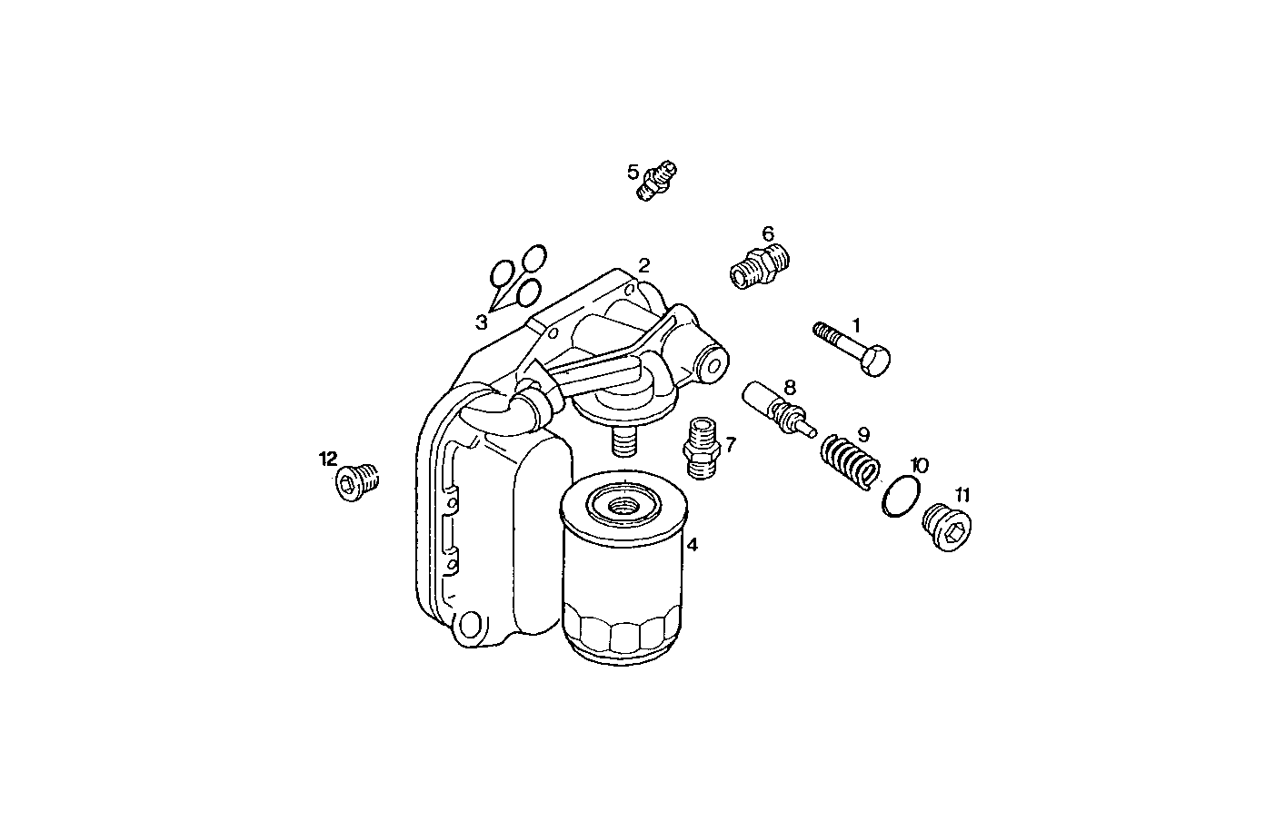 LUBE OIL LINES - 7675SU00.00 7675SU00 parts diagram