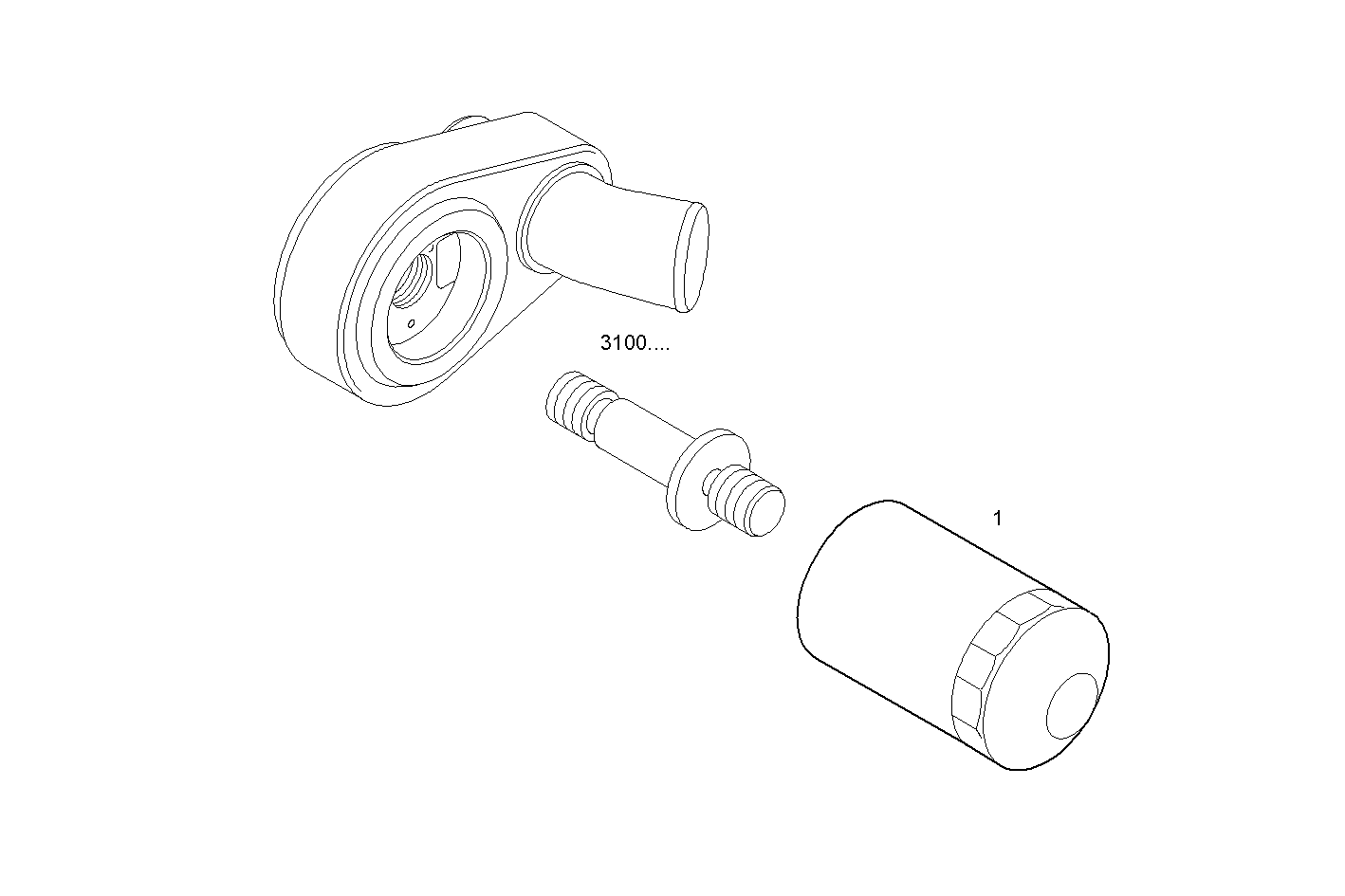 OIL FILTERS - S23ENSC20.10A006 SOFIM HPI 2.3L - EURO 3 parts diagram