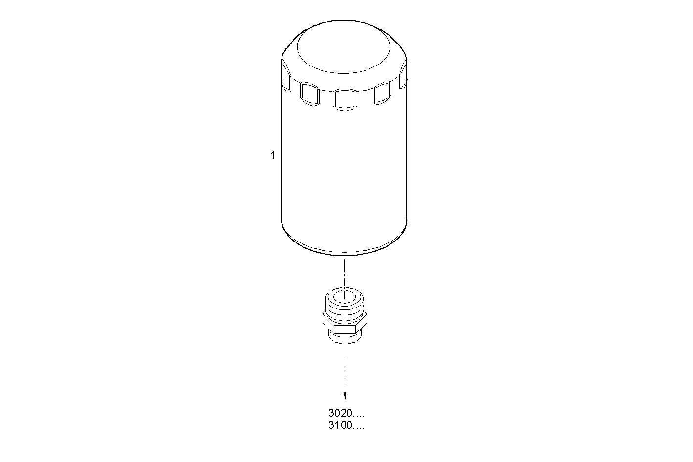 OIL FILTERS - S30ENTM23.10 SOFIM HPI 3.0L parts diagram