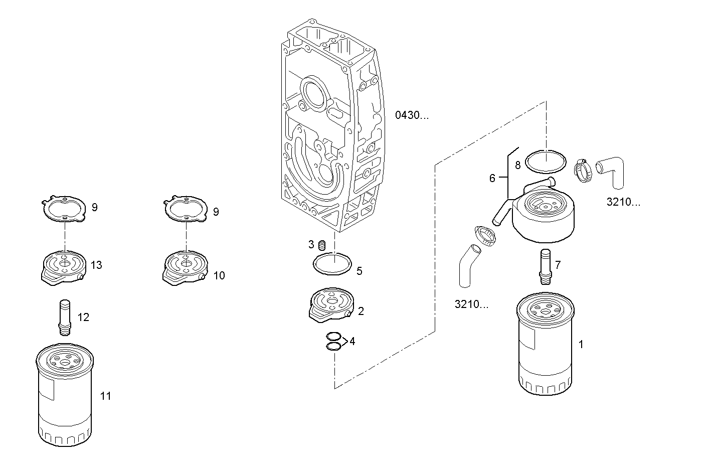 OIL FILTERS parts diagram