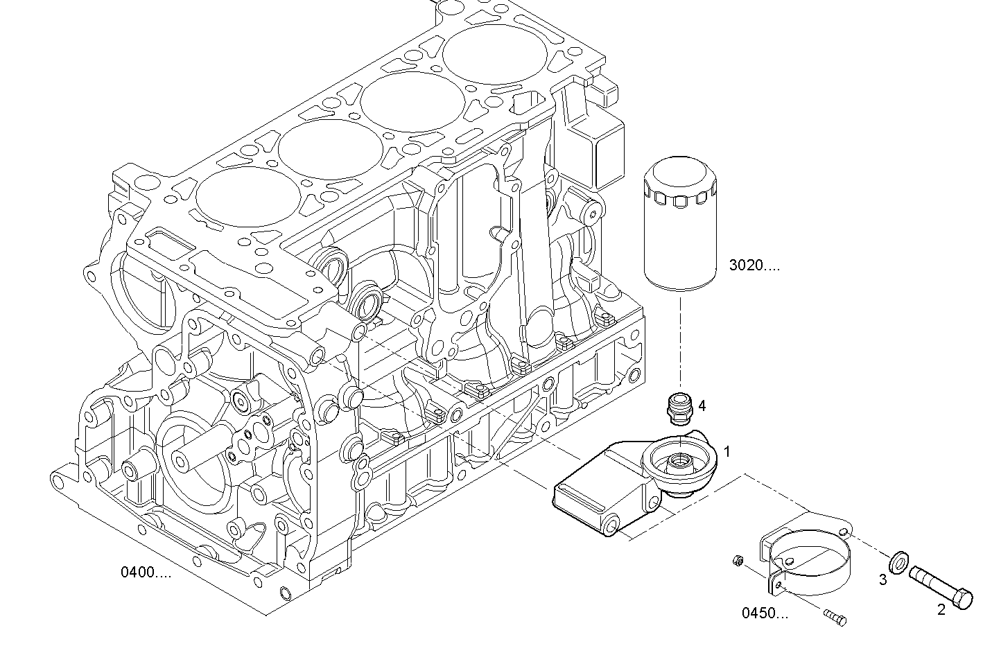OIL FILTERS - S30ENTM23.10 SOFIM HPI 3.0L parts diagram
